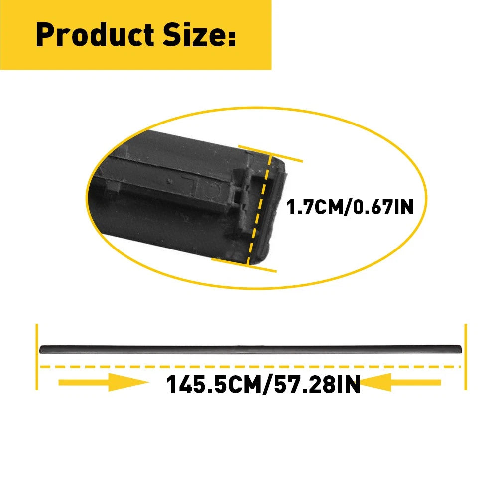 2X Black Roof Top Trim Molding Kit for Toyota Camry (2007–2011)