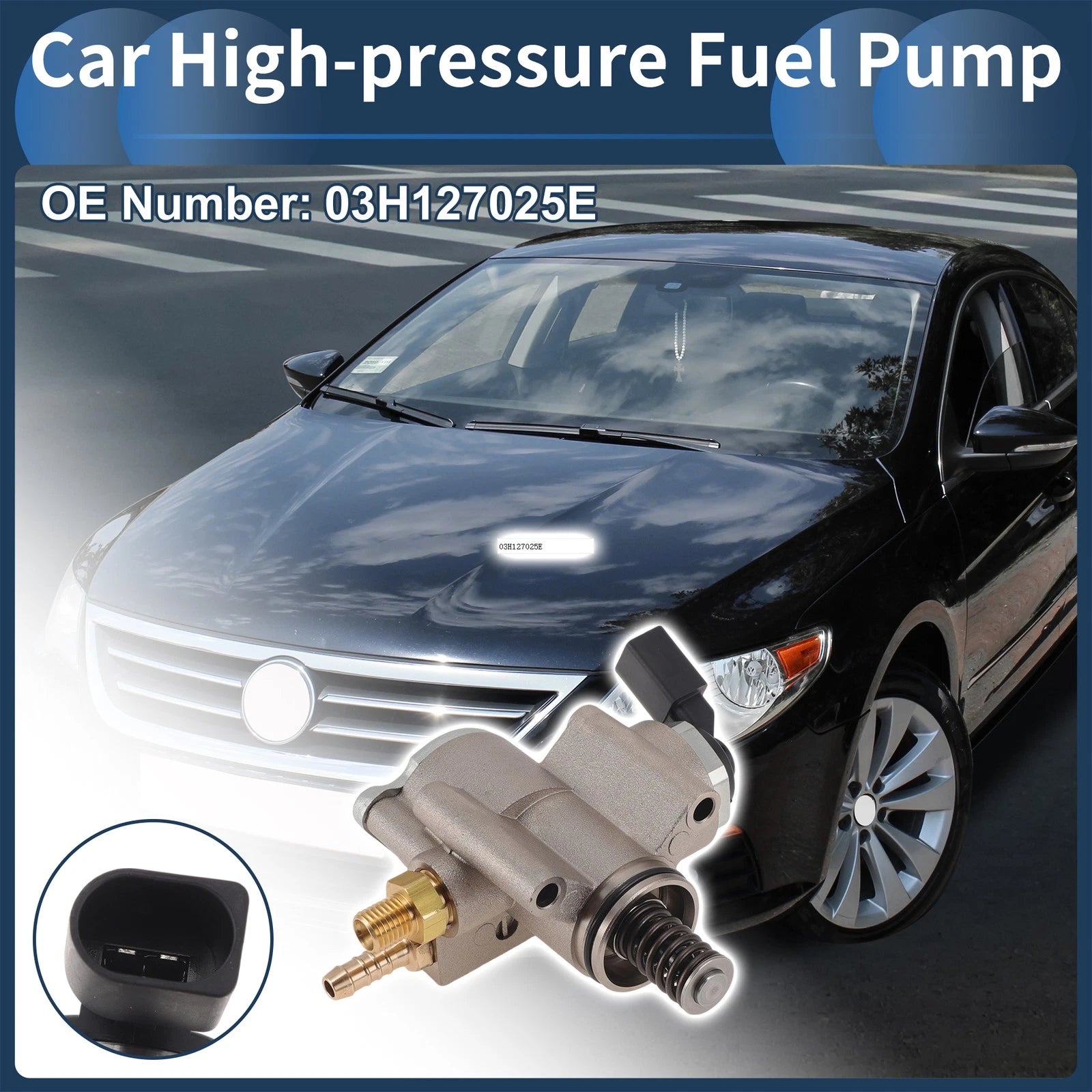 High Pressure Fuel Pump for Volkswagen CC (2009–2011) Passat (2008) No. 03H127025E