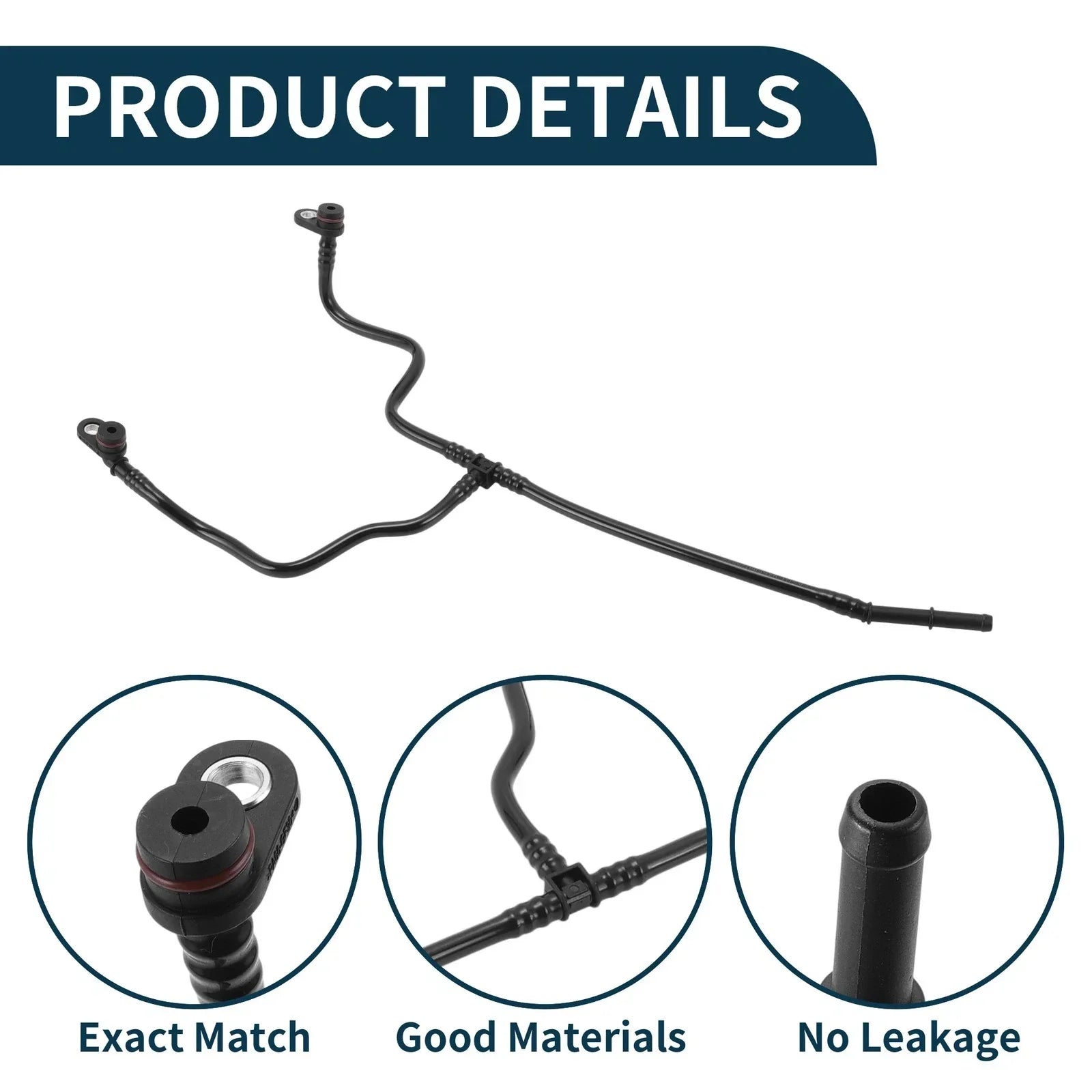 Radiator Hose for Porsche Panamera 2010-2018 Plastic Coolant Pipe