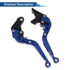 Adjustable Brake Clutch Levers for Honda X11 (1999–2002) - Solid Blue