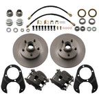 Disc Brake Kit 5 on 4-1/2 for Ford (1937–1948) with Rotors & Wheel Bearings