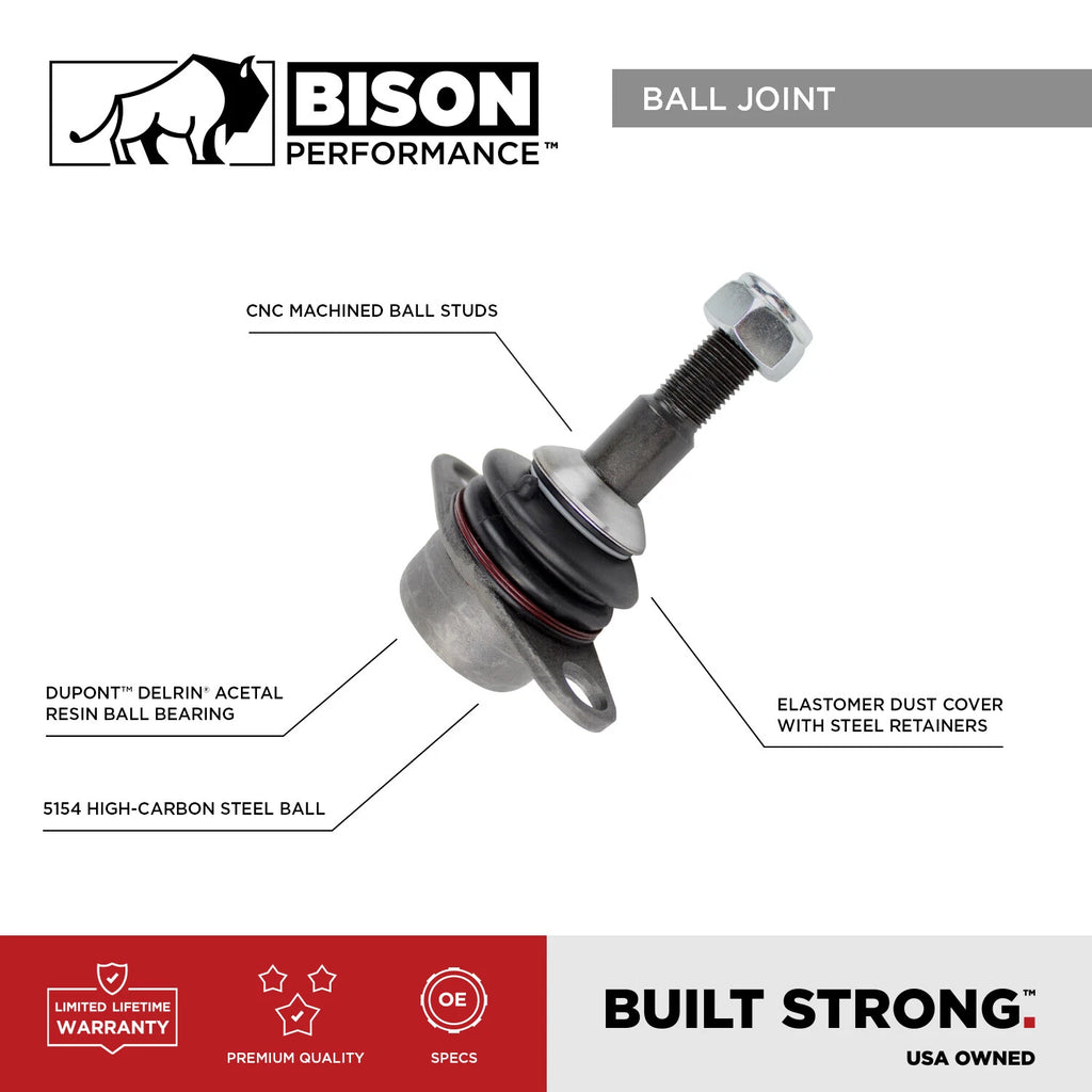 2X Front Lower Ball Joints for Silverado Sierra 2500 3500 HD (2001–2023)