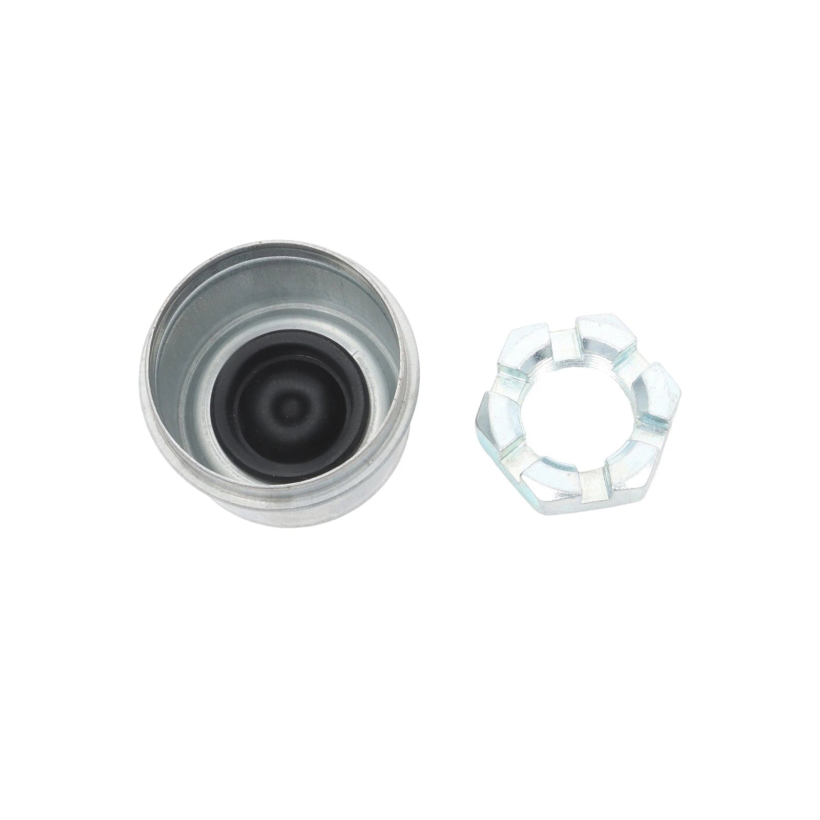 Set of 5" Trailer Hub Kit with 8.25" Round Brake Flange #84 Spindle