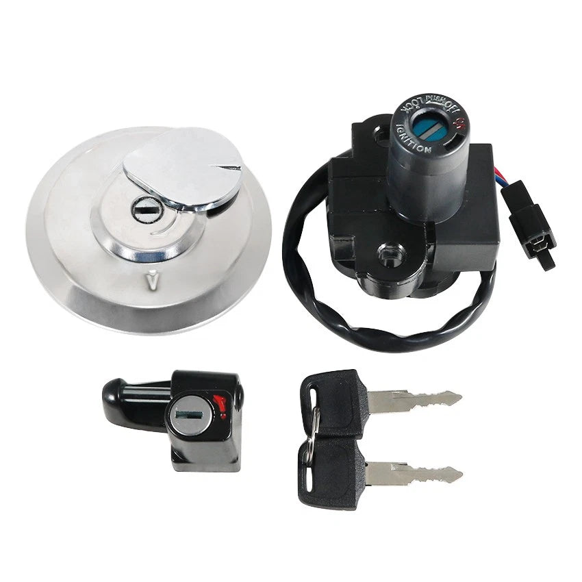 Ignition Switch Fuel Gas Cap Seat Lock Key for Honda CLR125 City Fly (1998)