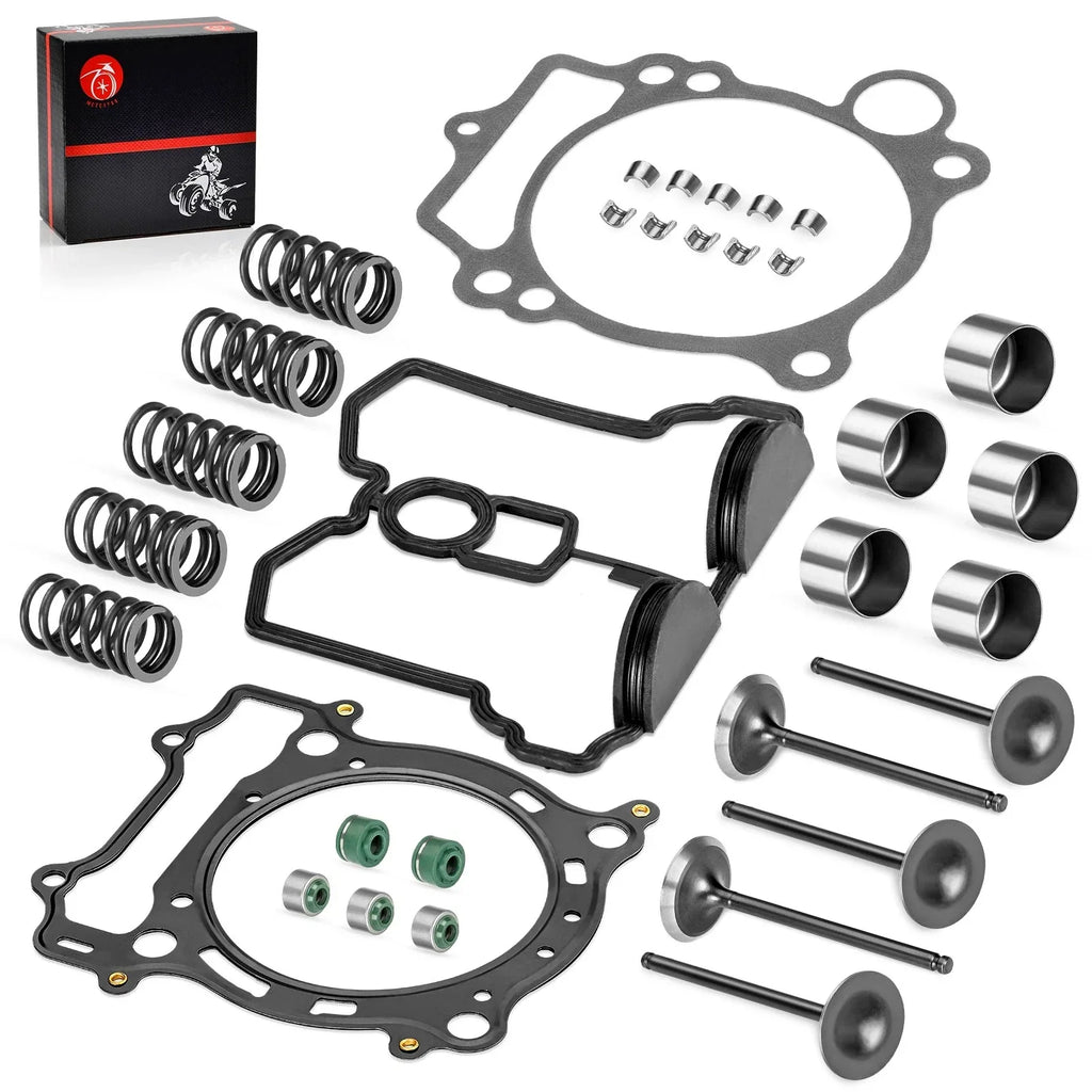 Intake Valve & Seals Collets Springs Gasket for Yamaha YFZ450 (2004–2009)