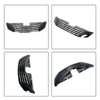 Front Upper Grille for Toyota Sienna (2011-2017) Gloss Black Plastic