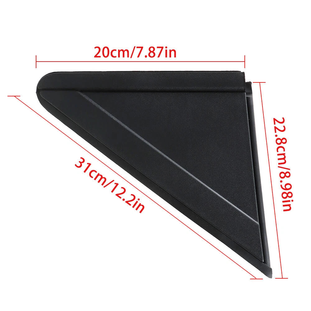 Set of 2 Side Mirror Flag Appliques for Dodge Grand Caravan (2008–2020)