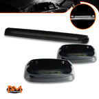 3Pcs Cab Roof Running Light Smoked Housing White LED for Silverado/Sierra (2007–2013)
