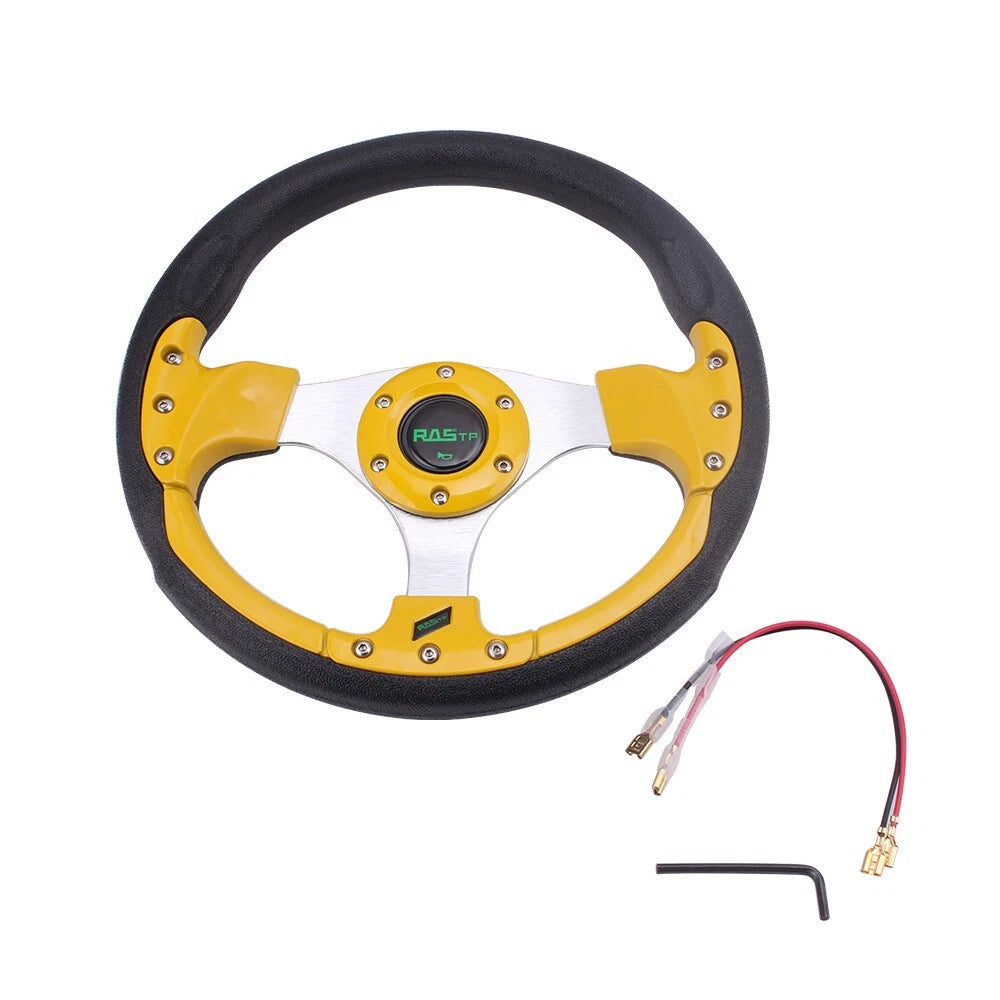 13" Gold Steering Wheel for EZGO Club Car Yamaha Golf Cart