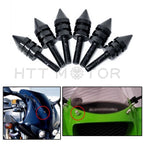 Windscreen Bolt Kit for Motorcycle (Black)