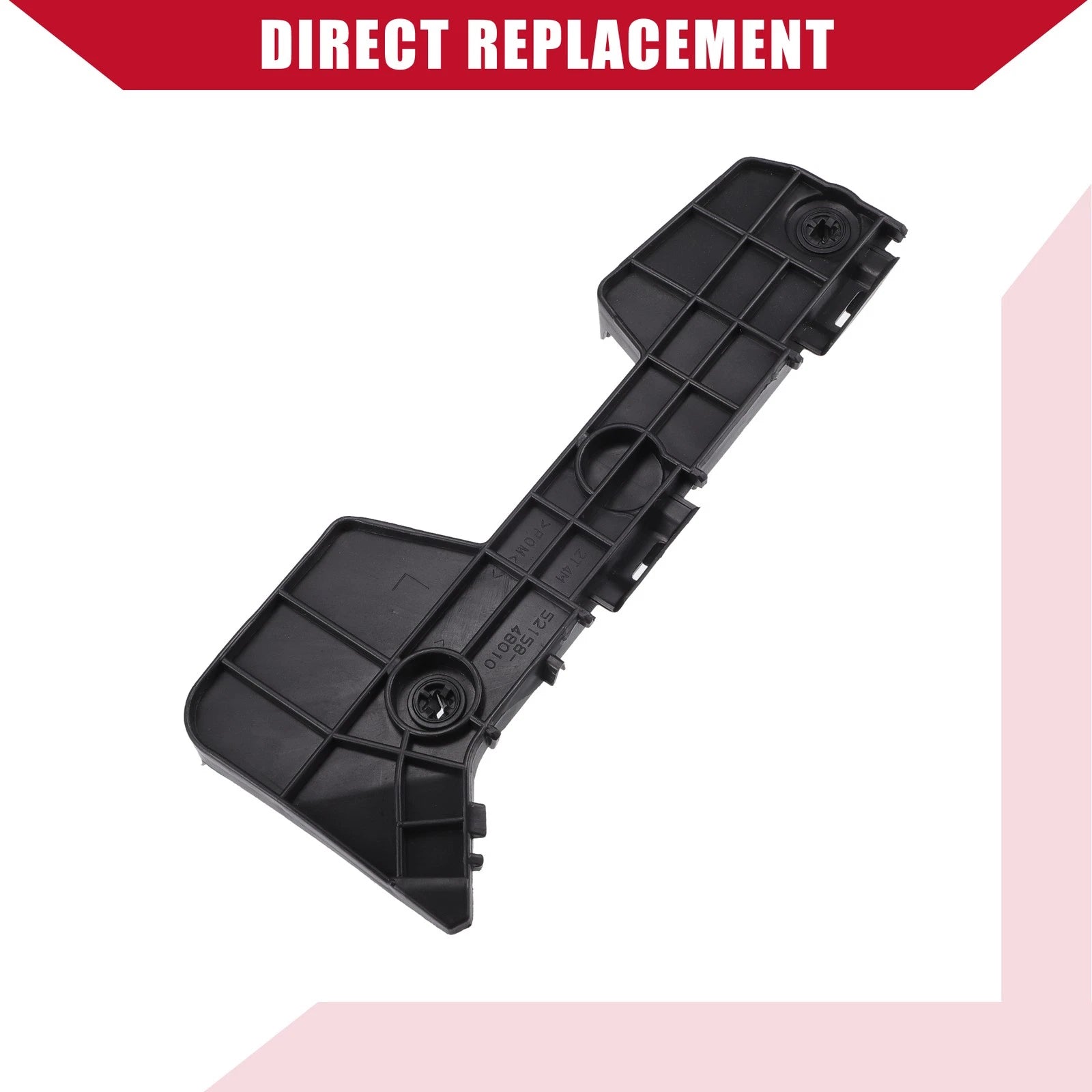 Rear Left Bumper Bracket for Toyota Highlander (2008–2013) No.521580E020 Black