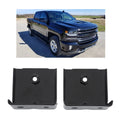 Set of 2 Front Bumper Brackets for Silverado 1500 (2016–2018) Black Metal