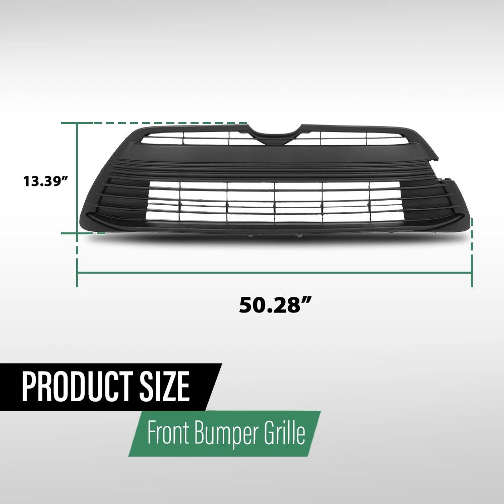 Front Bumper Grille Assembly for Toyota Corolla (2023–2024) Black