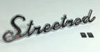 Street Rod Script Chrome Metal Emblem with Drilling Required for Any Vehicle (1950–2026)