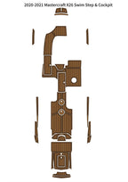 EVA Foam Teak Floor Mat for Mastercraft X26 (2020–2021)