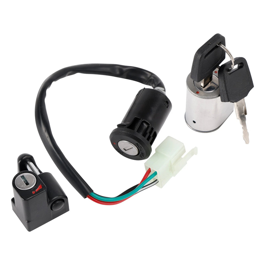 Ignition Switch Key Helmet Steering Lock Set for Honda XL250S XL500S (1978–1981)