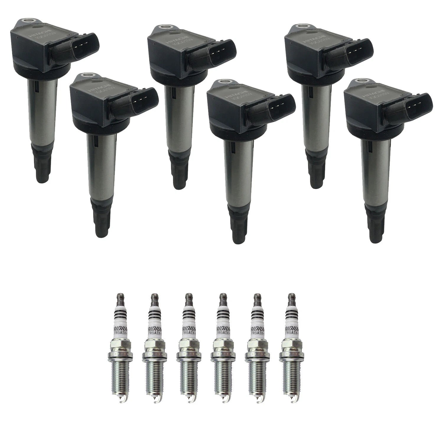Set of 6 Ignition Coils & NGK Iridium IX Spark Plugs for Camry RAV4 Sienna (2007–2017)