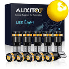 2X AUXITO SMD T10 194 168 LED Interior Light Bulbs Canbus Yellow