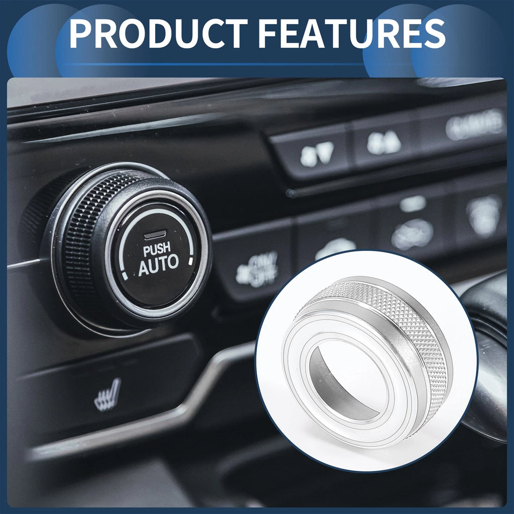 Set of 7 AC Media 4WD Headlight Switch Knob Covers for GMC Canyon (2015–2022)