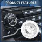 Set of 7 AC Media 4WD Headlight Switch Knob Covers for GMC Canyon (2015–2022)