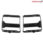 Headlight Trim Bezel Set for Chevy Silverado 1500 (2016–2018) Paintable