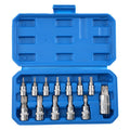 13pc Chrome Vanadium Star Socket Set 1/4 3/8 1/2 Drive T8-T70 6 Point