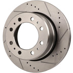 Rear Drilled Brake Rotors & Ceramic Brake Pads for RAM 1500 Tradesman HD (2010–2023)