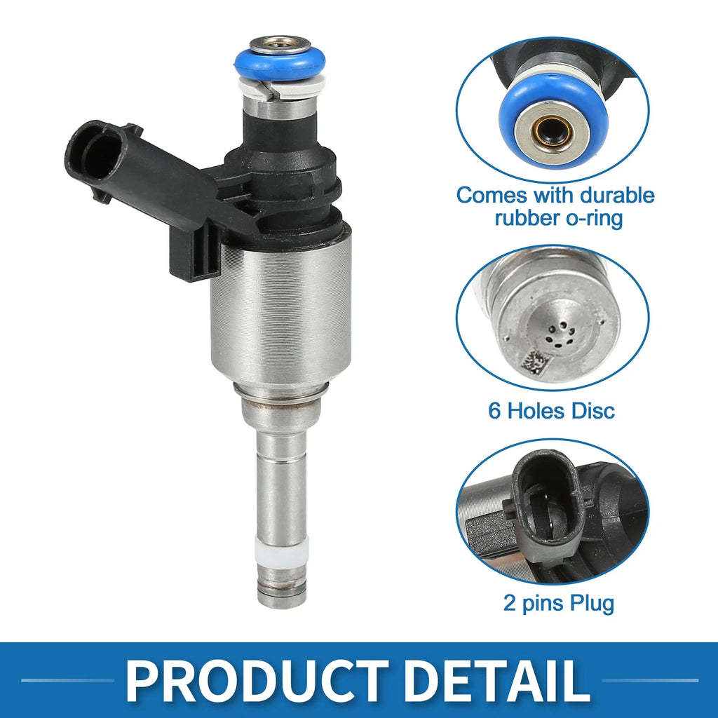 Set of 4 Fuel Injectors No.06H906036G/06J906036G for VW Golf 2.0 GTI (2004–2013)