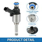 Set of 4 Fuel Injectors No.06H906036G/06J906036G for VW Golf 2.0 GTI (2004–2013)