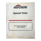 Drive Units Special Tools Manual for MerCruiser (1993) 90-806737