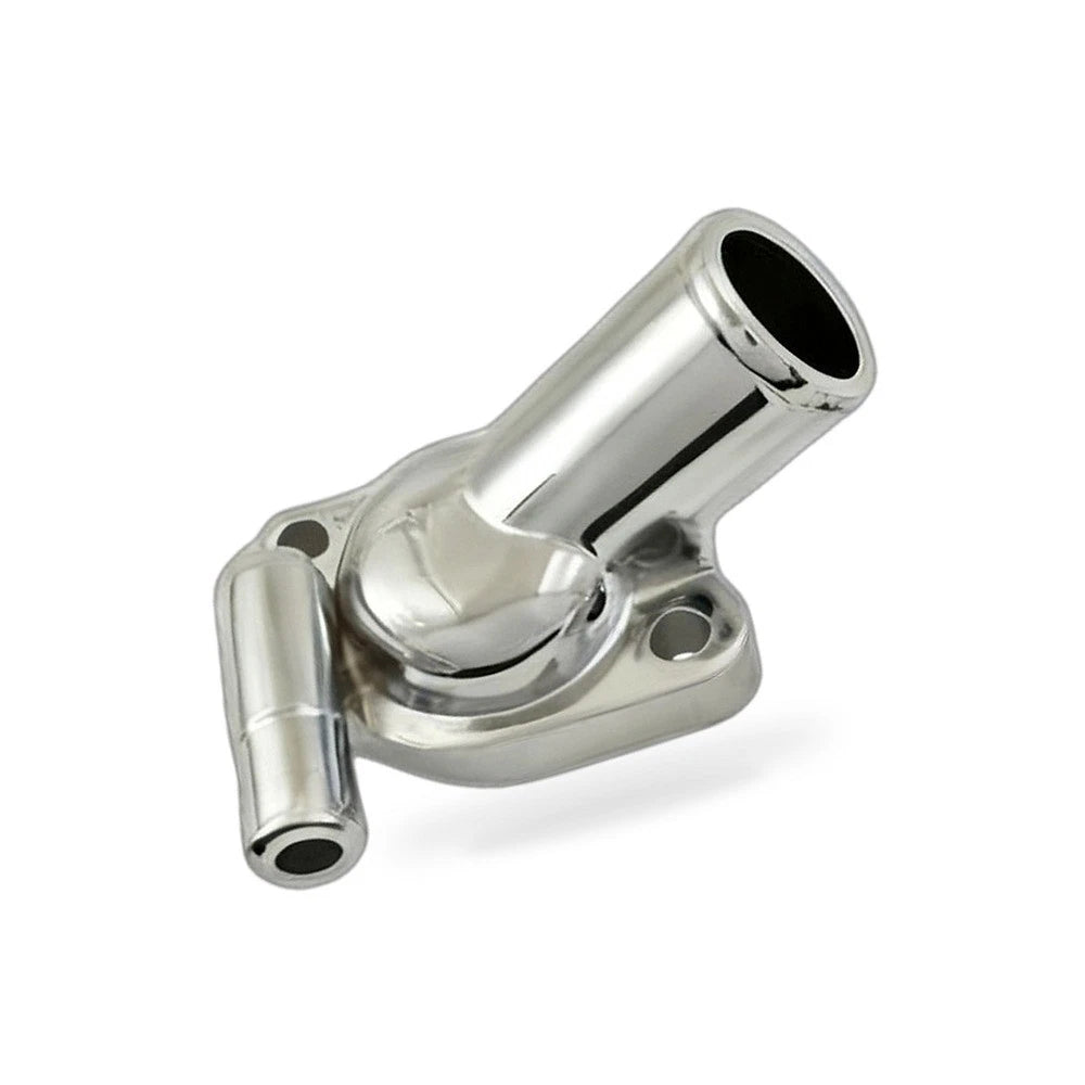 Chrome Twin Outlet Thermostat Housing for Holden 253 308 V8 (1970–1980)