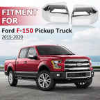 Set of 2 Chrome Mirror Covers for Ford F-150 (2015-2020)