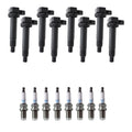 Set of 8 Ignition Coils & NGK Spark Plugs for Lexus GS430 (2001–2006)