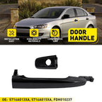 Front Door Handle Left Side for Mitsubishi Lancer (2008–2017) - Black