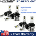 8X 9005 + H11 LED Headlight Combo for
