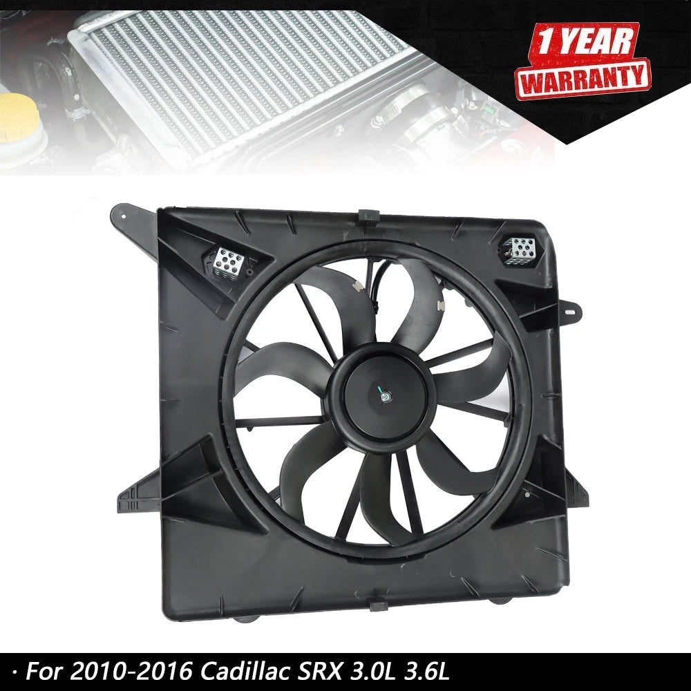 A/C Condenser Cooling Fan for Cadillac SRX (2010–2016)