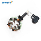 Brush Holder Assembly 67F-81840-00 for Yamaha F75 F80 F90 F100