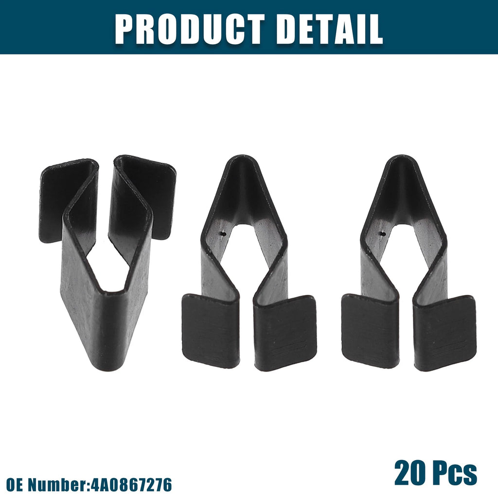 Set of 20 Interior Retainer Fitting Fastener Clips for Volkswagen Audi