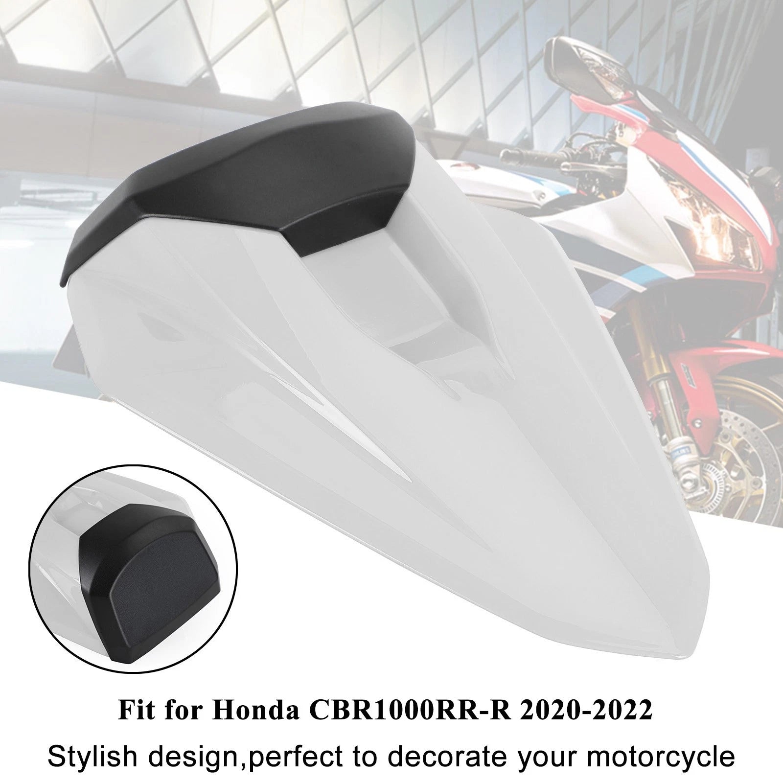 Rear Pillion Seat Cowl Fairing Cover for Honda CBR1000RR-R (2020–2025) White