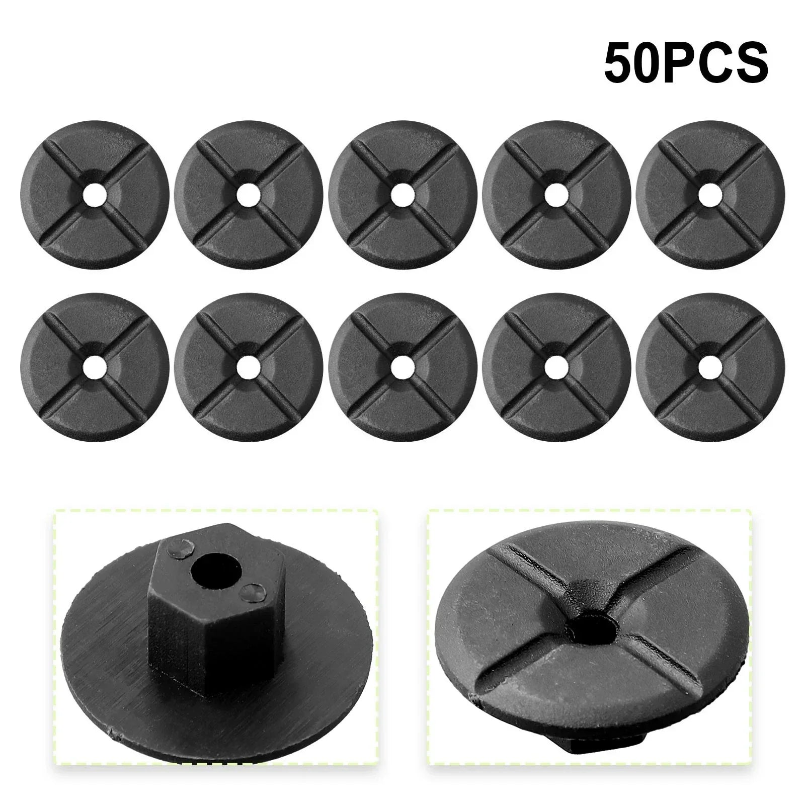 50pcs Non Threaded Nut Clips for Mercedes