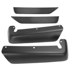 Set of 2 Rear Step Bumper End Caps for Dodge Dakota (1997–2004)