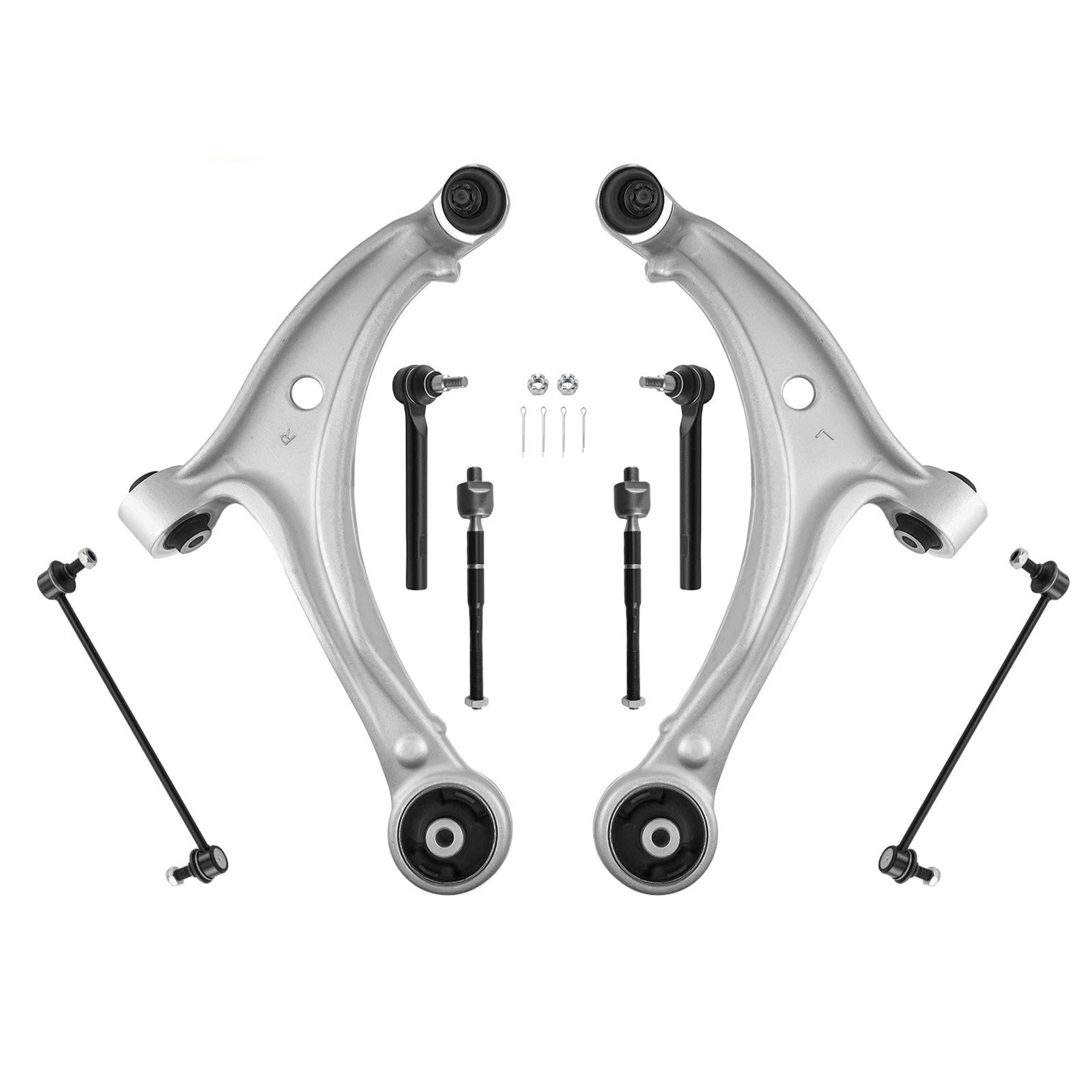 Front Lower Control Arms and Tie Rod Ends for Honda Odyssey (2005–2010)