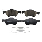 Set of 4 TRW Pro Front Ceramic Disc Brake Pads for Ford Escape (2001–2012)