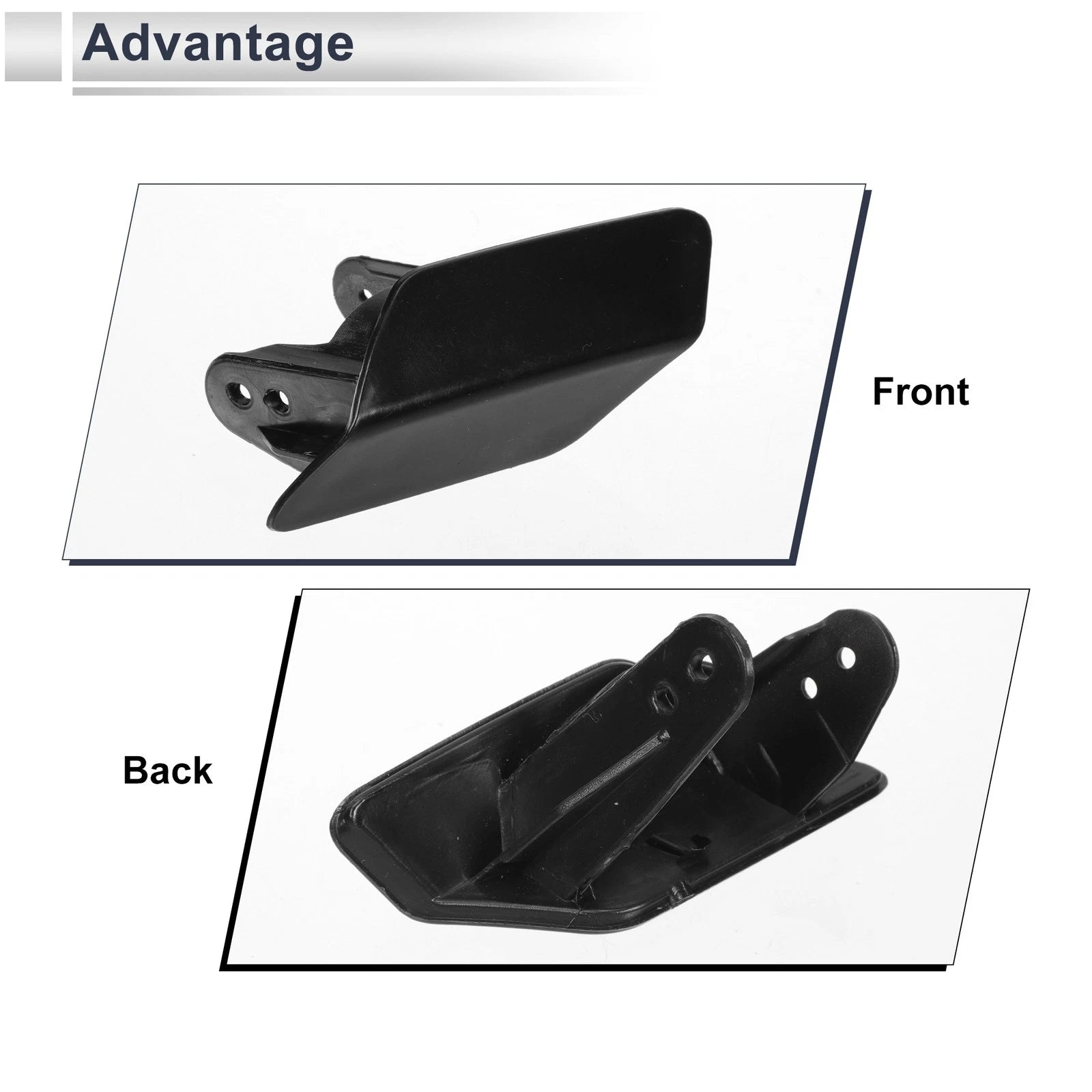 Front Left Headlight Washer Nozzle Cover Cap for BMW 320i (Unpainted)