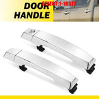 Set of 2 Chrome Outer Door Handles for Nissan Titan/Armada (2004–2015)