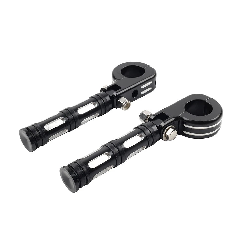 2X Engine Guard Bar Highway Foot Peg Footrest for Harley