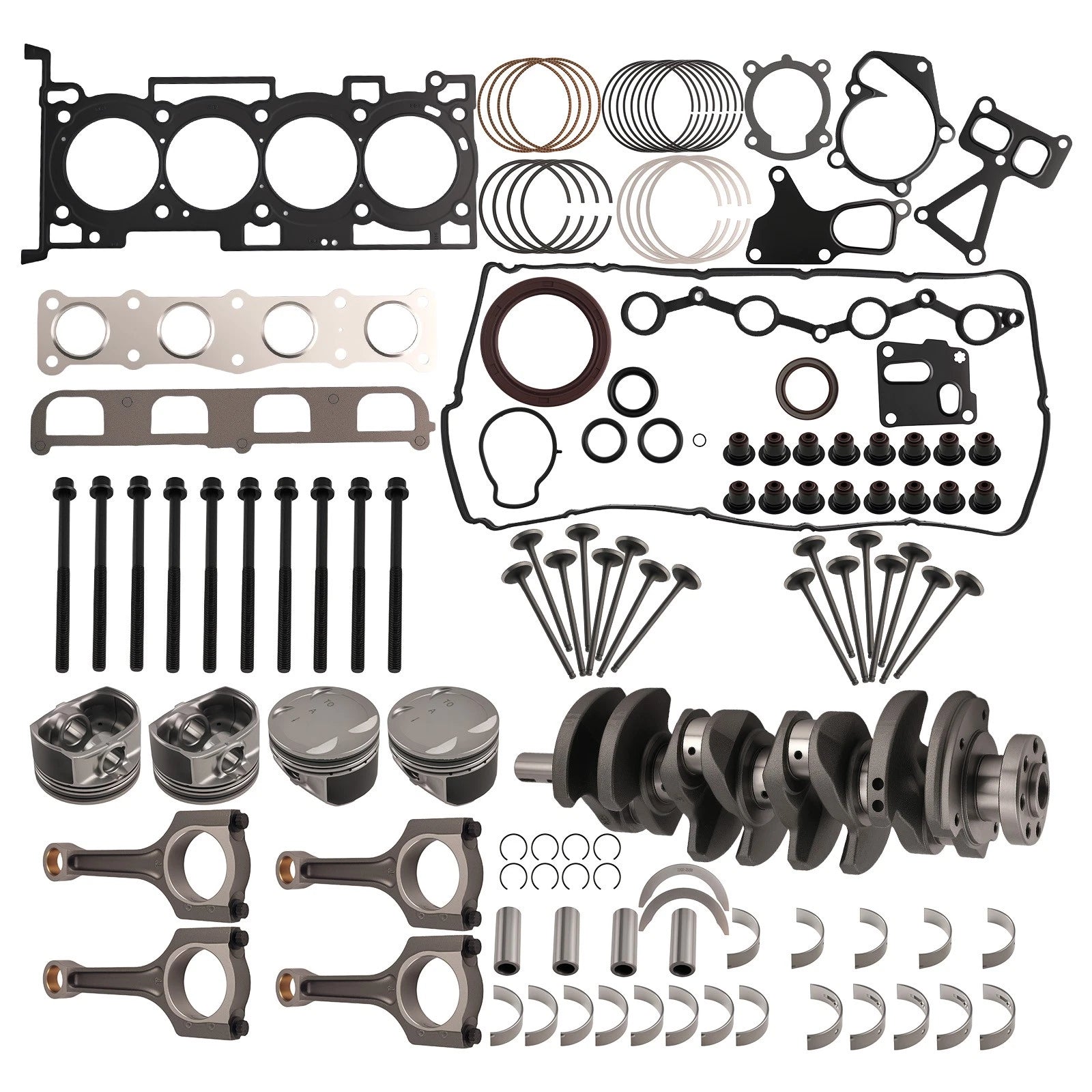 G4KF Engine Overhaul Rebuild Kit for Kia Hyundai Genesis Coupe 2.0T (2010–2016)