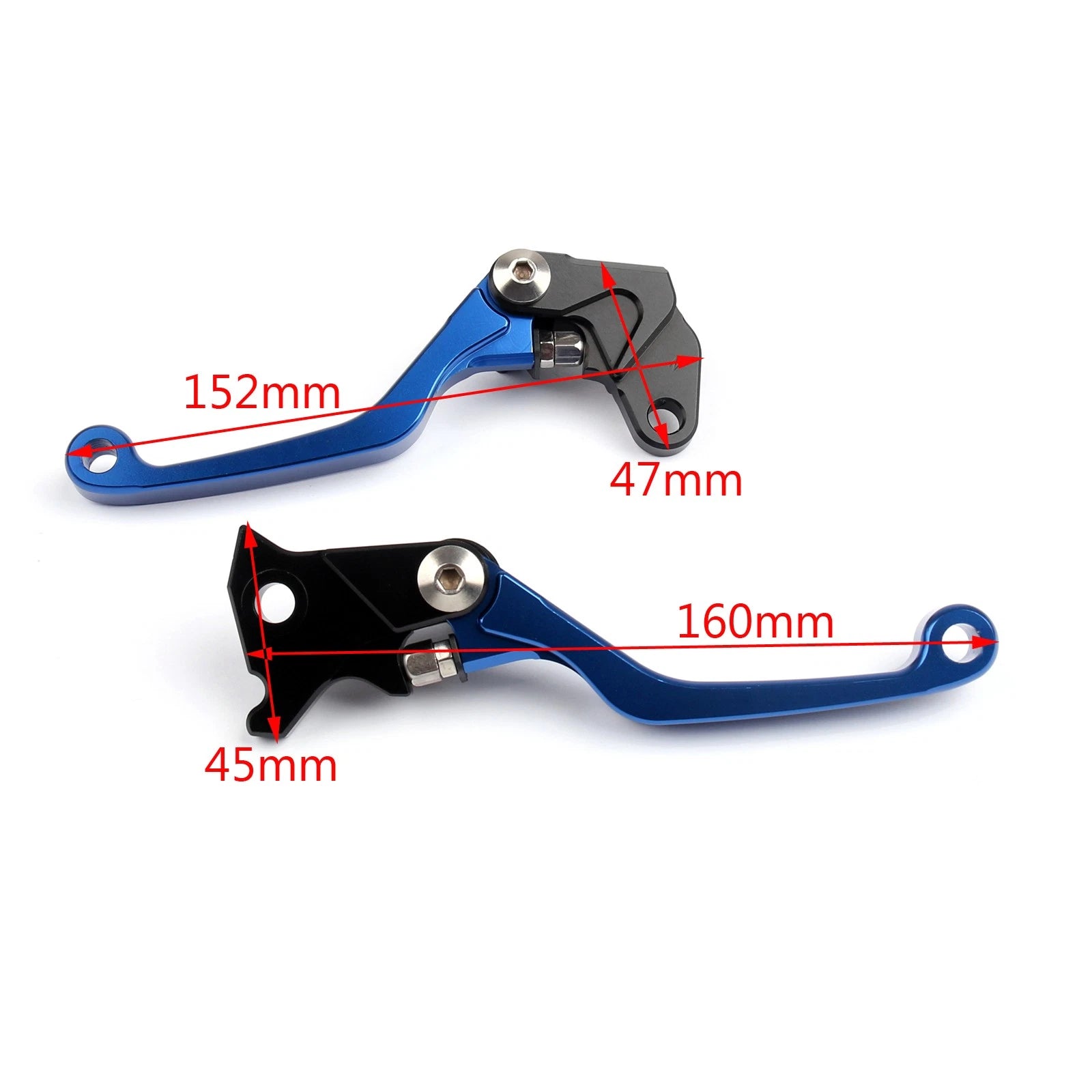 Pivot Brake Clutch Levers for Yamaha YWR250R/X TTR250 TRICKER (2000–2023)