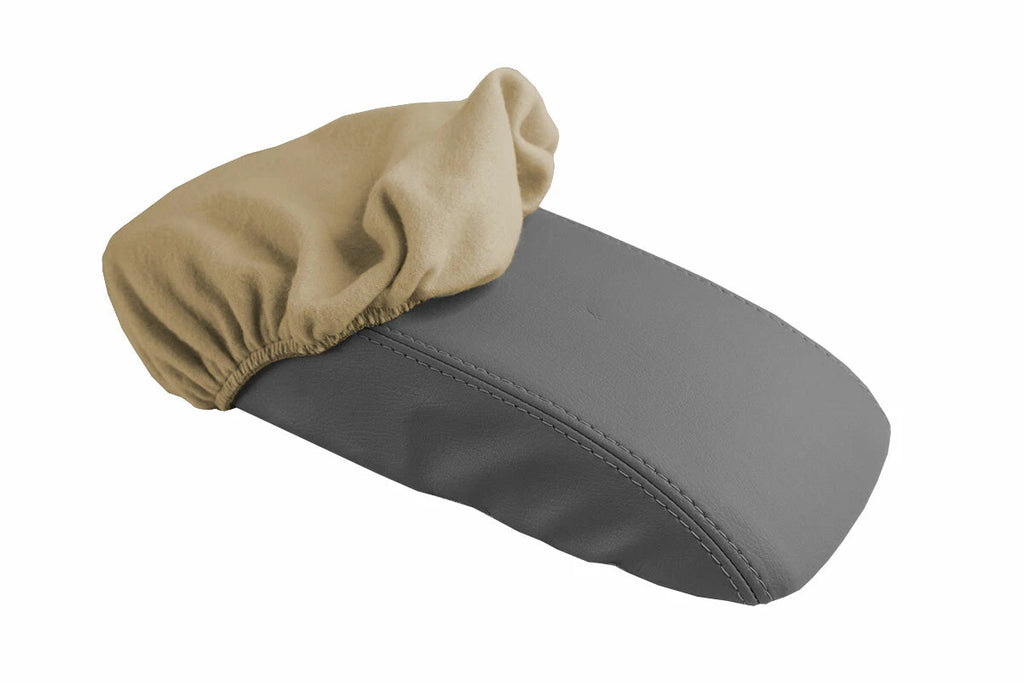 Fleece Console Lid Armrest Cover for Honda Accord (1998–2002) Beige