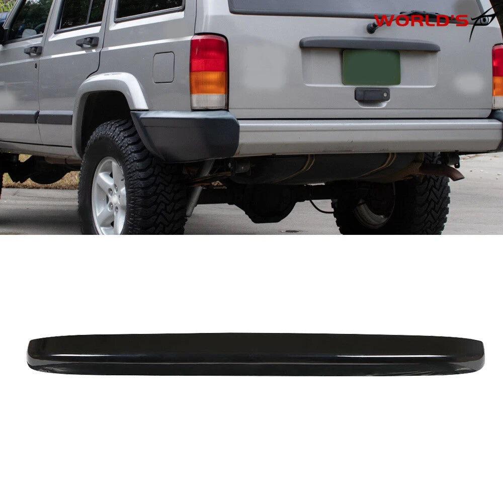 Black Rear License Plate Lamp Cover for Jeep Cherokee (1997–2001)